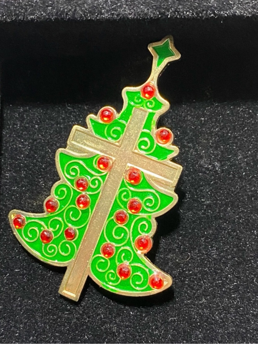 Christmas Vintage Brooches pins set of 11 some signed - Picture 4 of 16